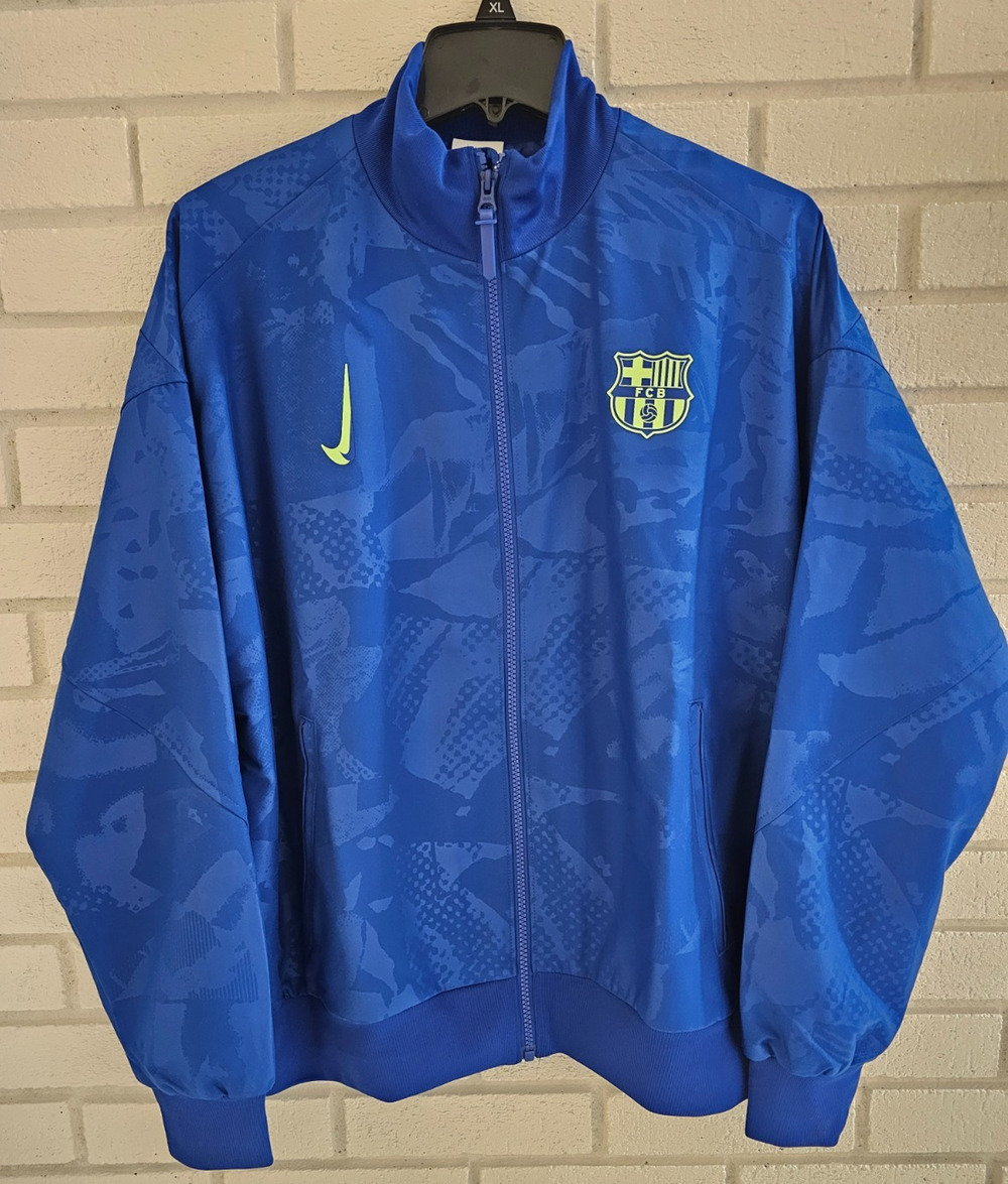 Nike FC Barcelona Strike Third Dri-FIT Anthem Jacket FQ2476-417 Women’s Size L